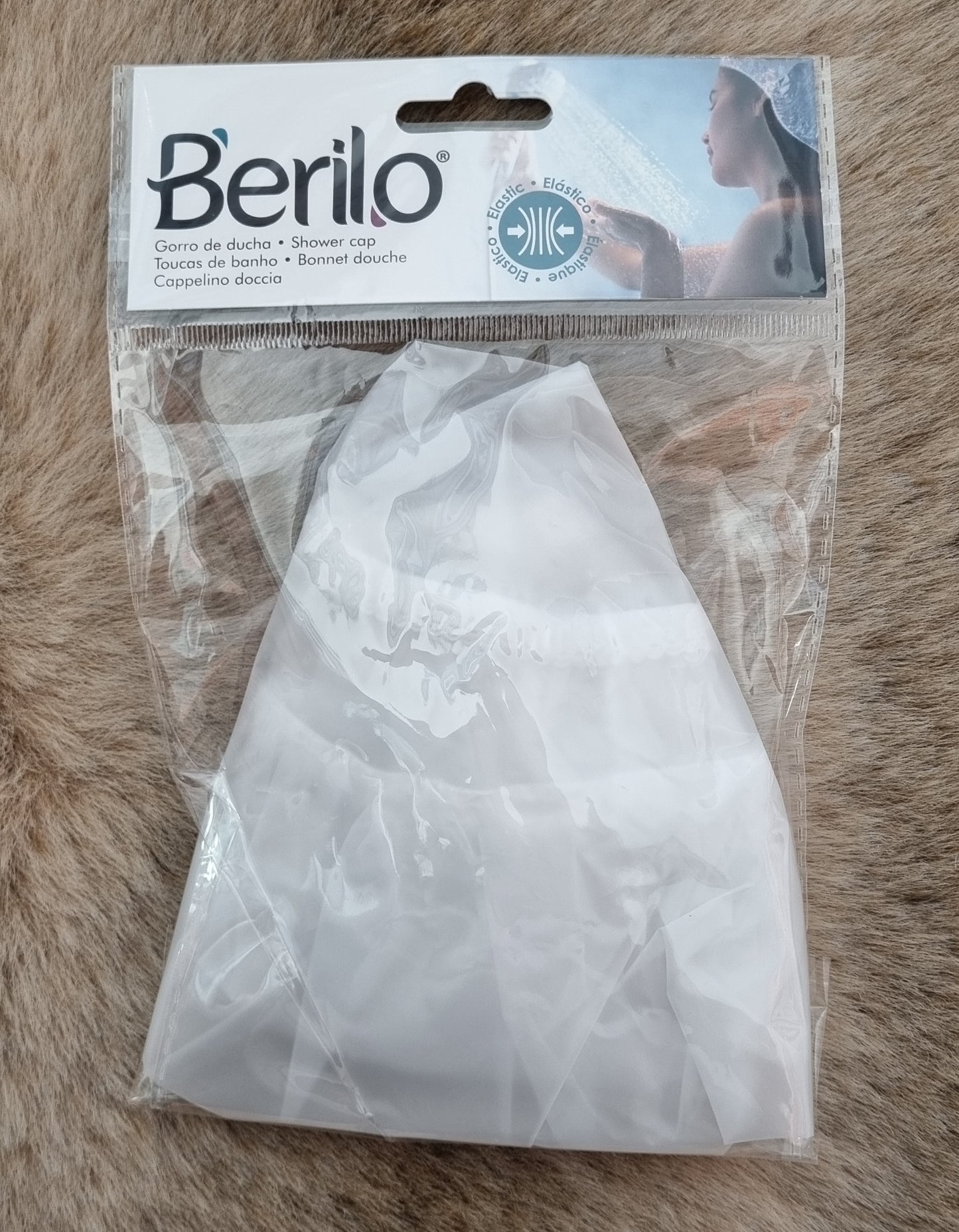 Berilo Touca de Duche Plastica Branco