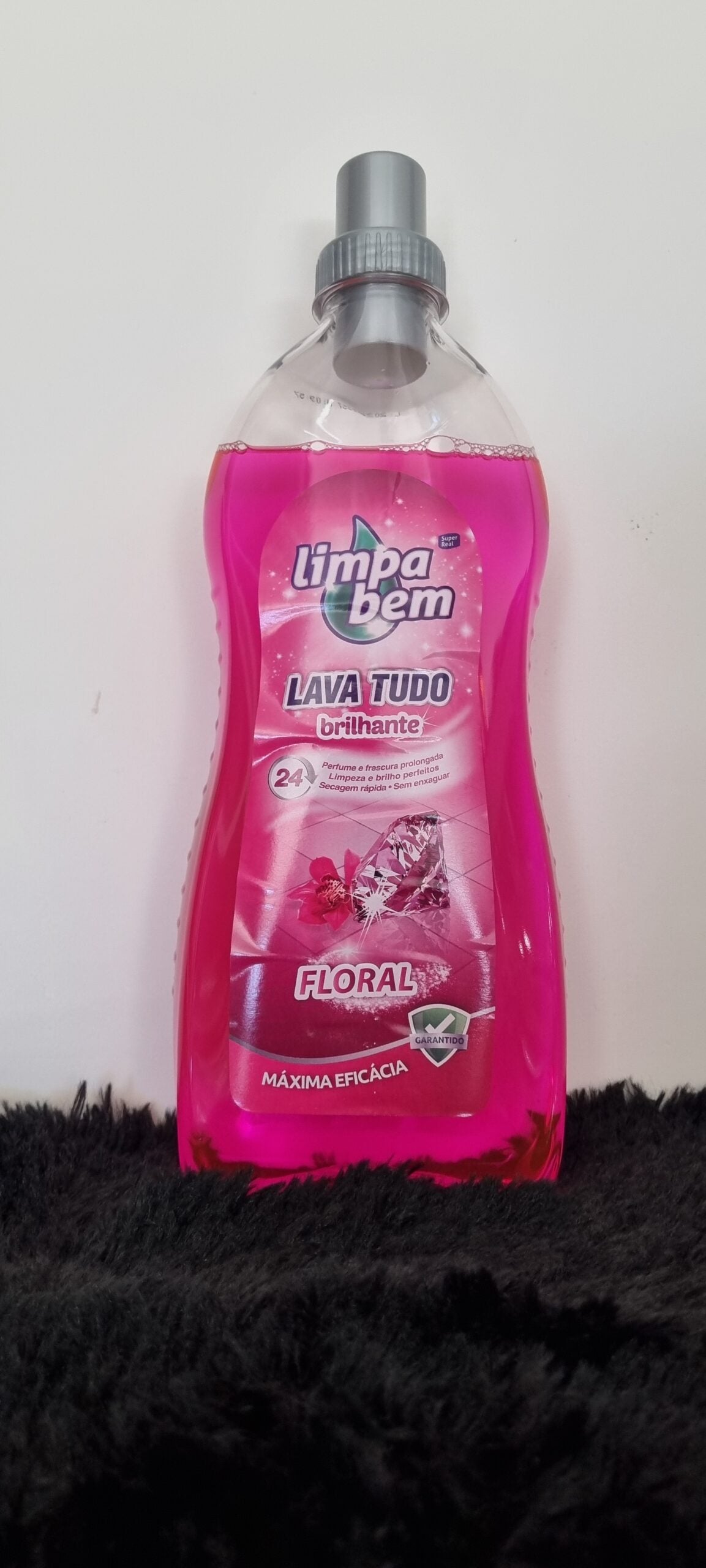 Limpa bem Lava Tudo Brilhante Floral