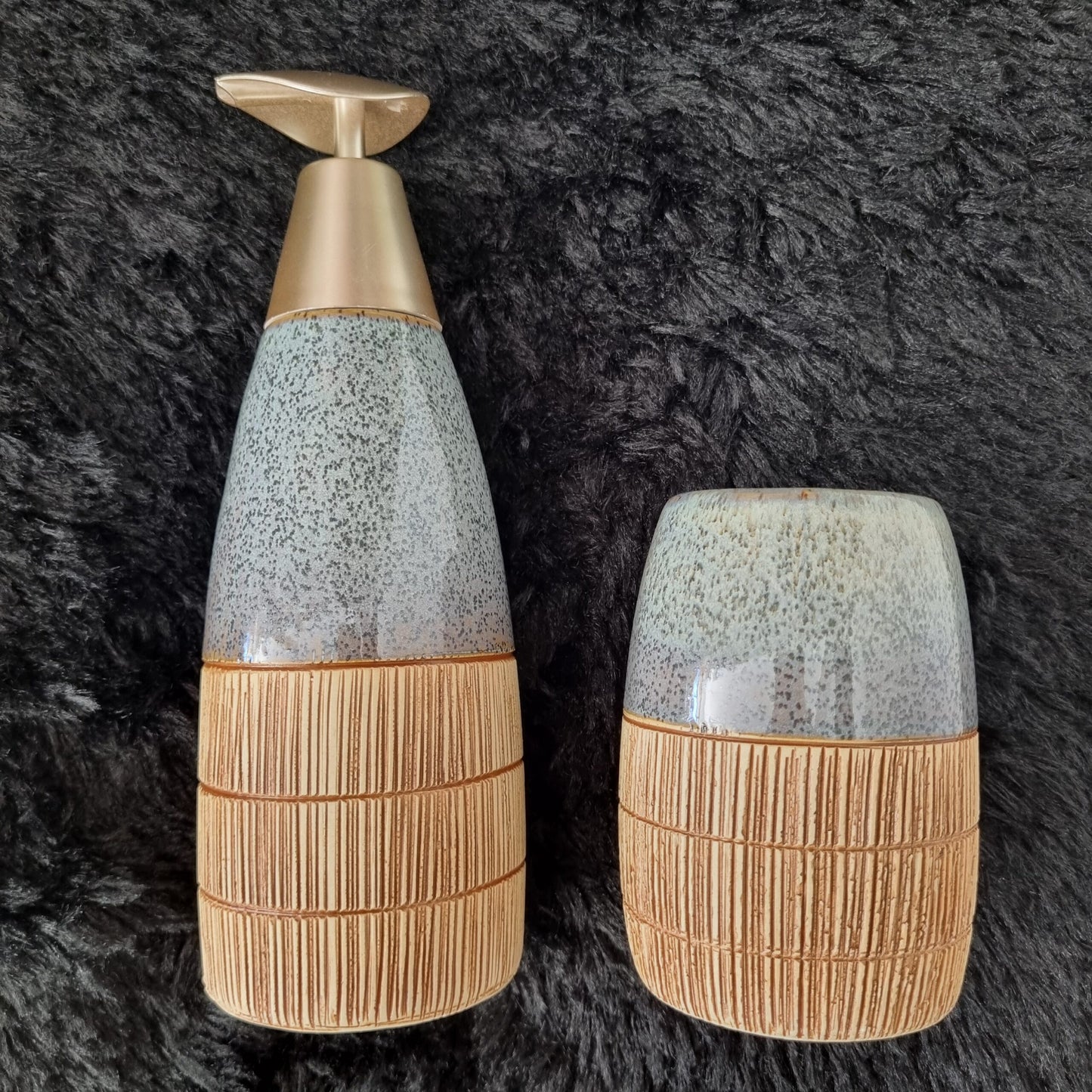 Conj Acess Casa Banho Ceramica 2pcs