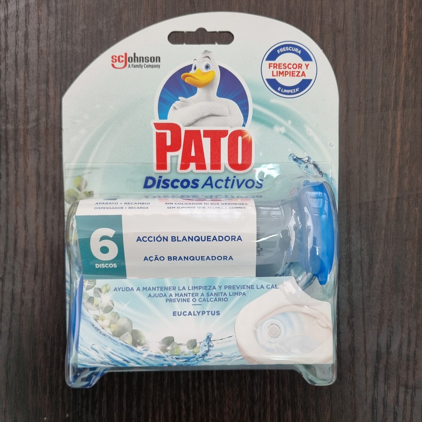 Pato Bloco Sanitario Wc Disco Activo Difusor Eucalipto
