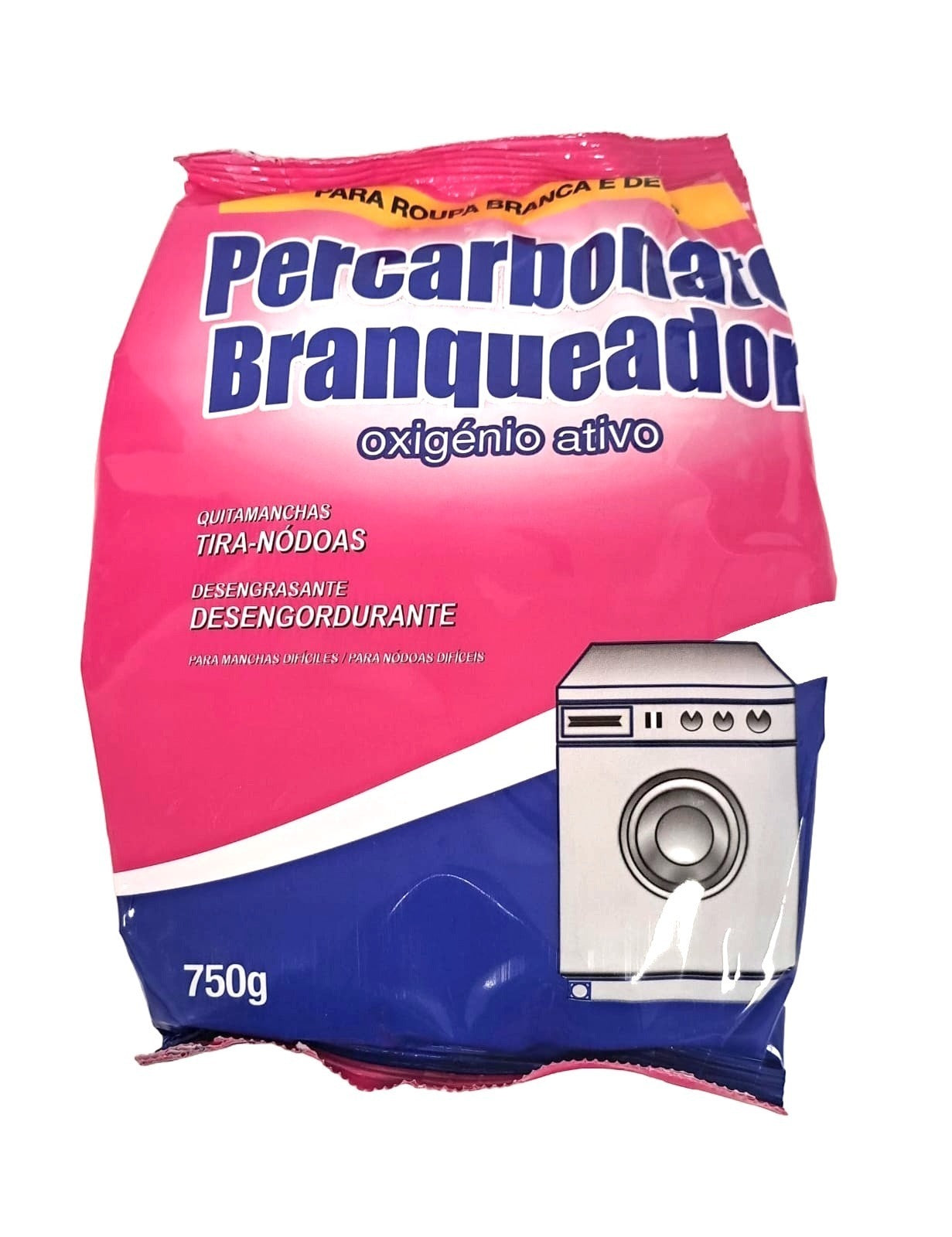 Percarbonato Branqueador Tira Nódoas Roupa Pó 750gr
