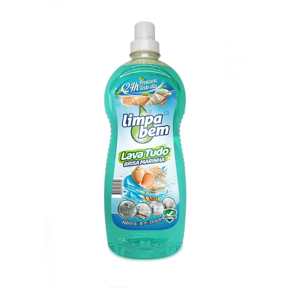 Limpa Bem Lava Tudo Brisa Marinha 1,5L