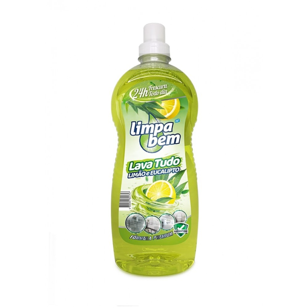 Limpa Bem Lava Tudo Multisuperficies Limao E Eucalipto 1,5L