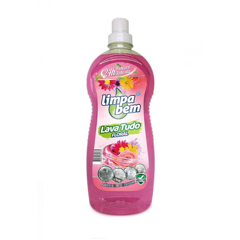 Limpa Bem Lava Tudo Multisuperficies Floral 1,5L