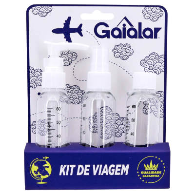 Kit Viagem 3 Pcs 60 Ml