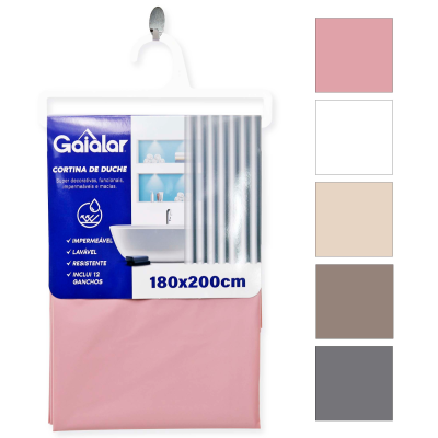 Gaialar Cortina Duche 180x200cm Sortido