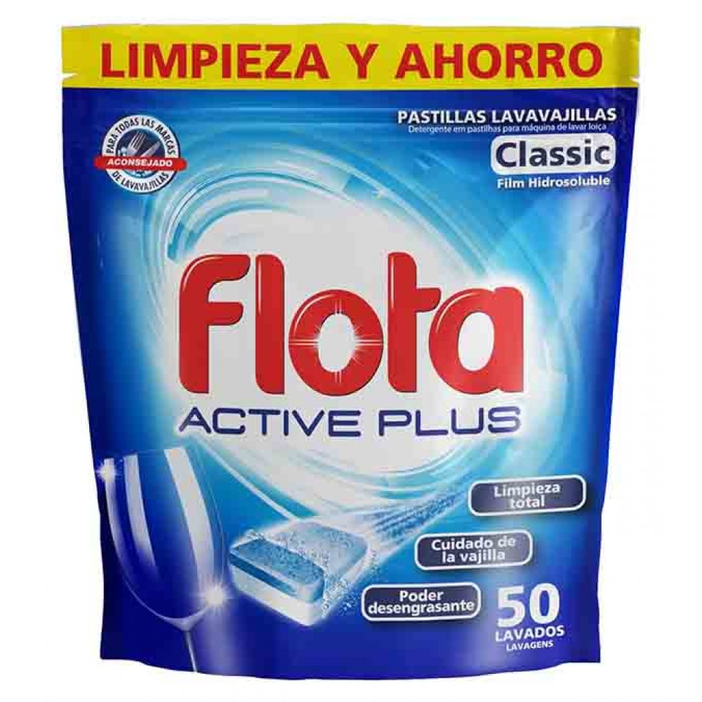 Flota Past Maquina Lavar Loica Active Plus (50 Unidades)
