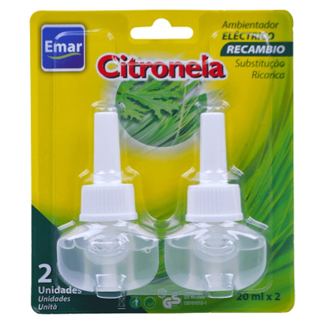 Recarga Ambientador Citronela (2 unidades)