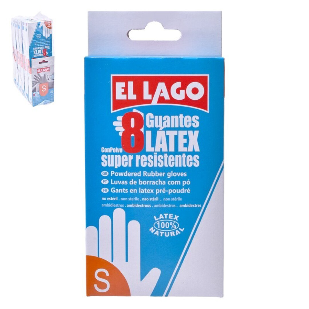 Luvas Latex El Lago (S)
