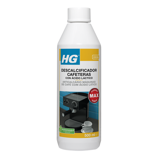HG Anti-calcário com Ácido Lático Máquinas de Café