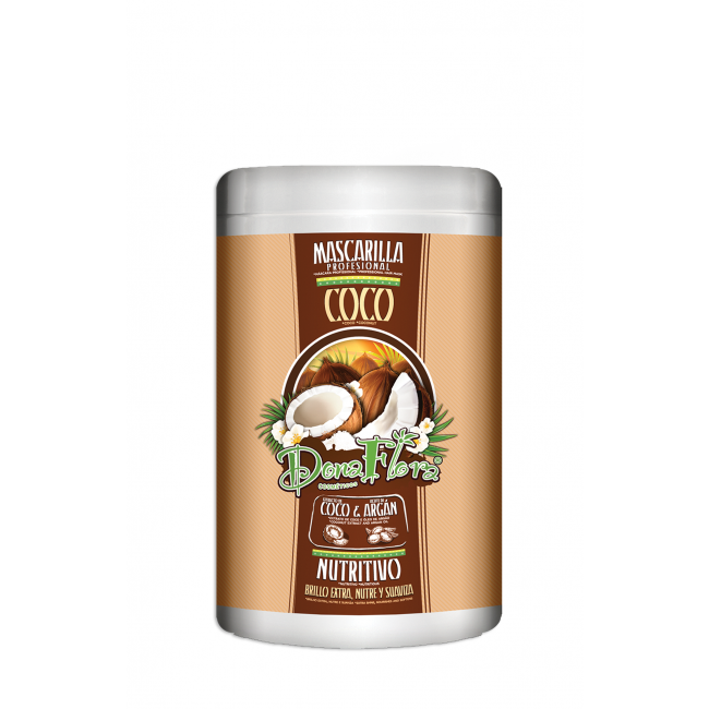 Donaflora Máscara Profissional Coco e Óleo de Argão 1000ml