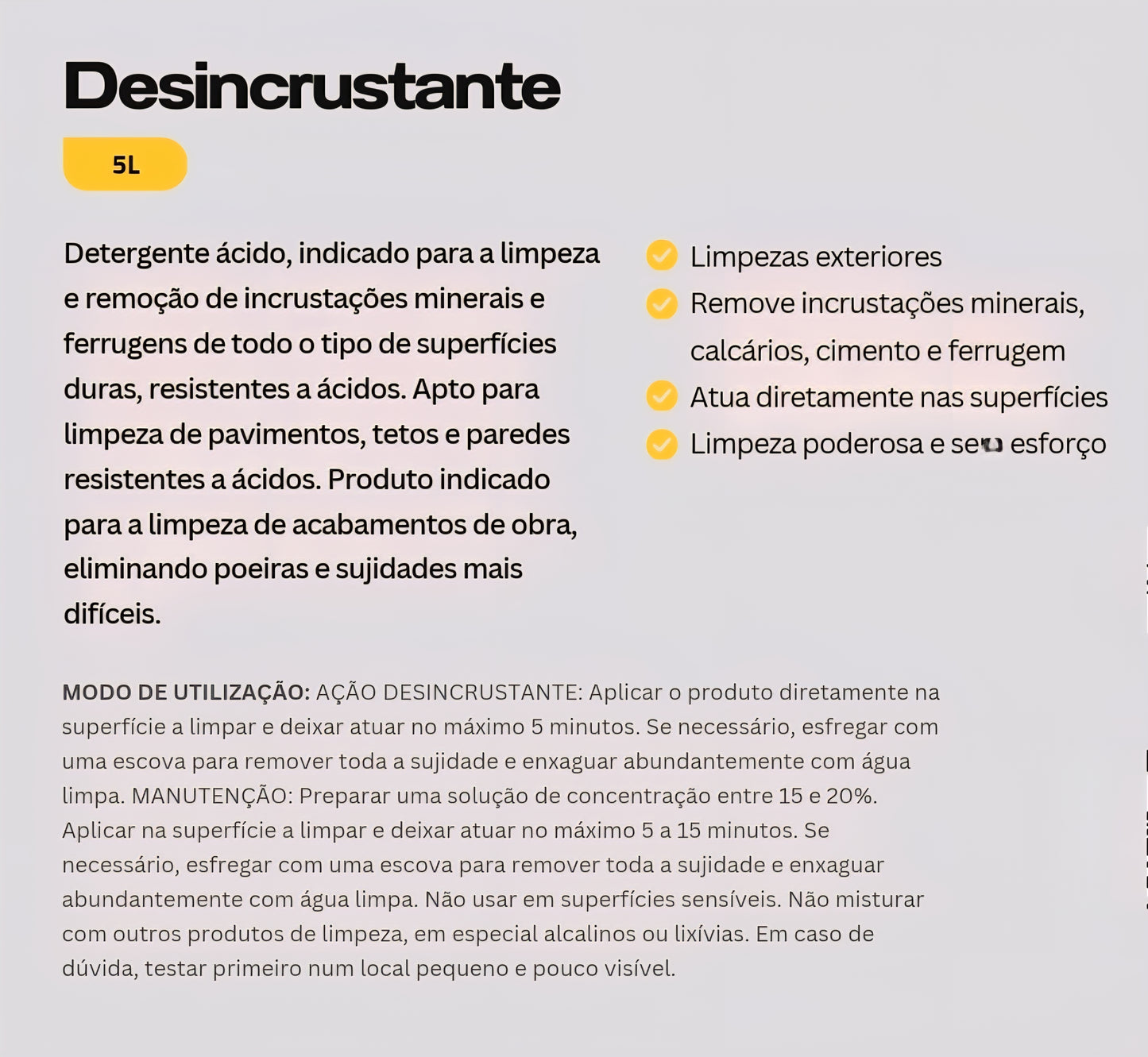 Descalcificador Mistolin Pro Brico 5L