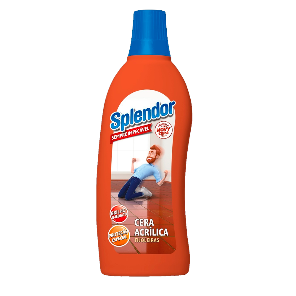Splendor Cera Acrilica Chao Pavimento Tijoleira 500ml