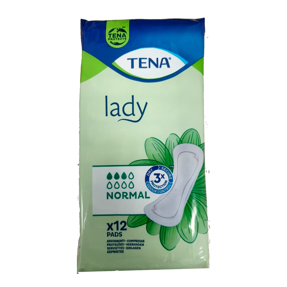 Tena Penso Higienico Incontinencia Lady Sem Alas Normal (12 Uni)