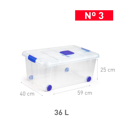 Plasticforte Cx Multiusos Nº3 36L