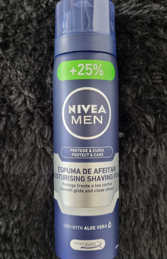 Nivea men espuma barbear c/ aloe vera 250ml