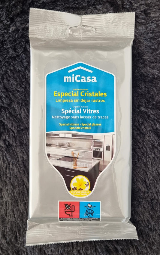 Micasa toalhetes p/ vidros 15unidades