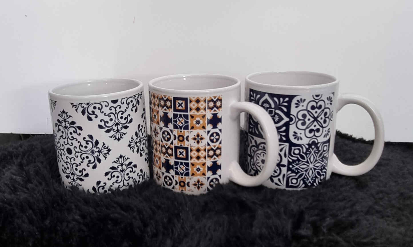 Caneca ceramica padroes