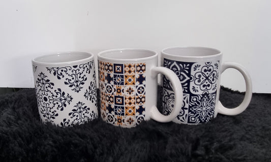 Caneca ceramica padroes