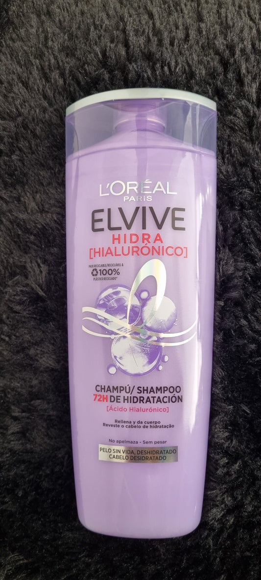 Elvive Champo Hidra Hialuronico Cabelo Desidratado Hidratação Intensiva