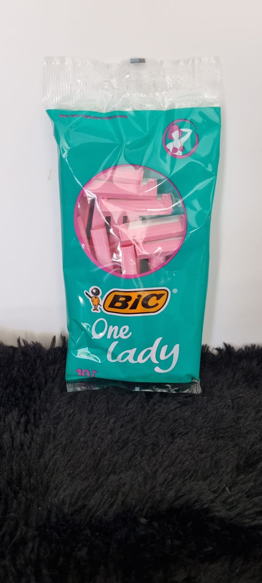 Bic Máquina Depilação Descartável One Lady  1 Lamina Mulher (10 unidades)