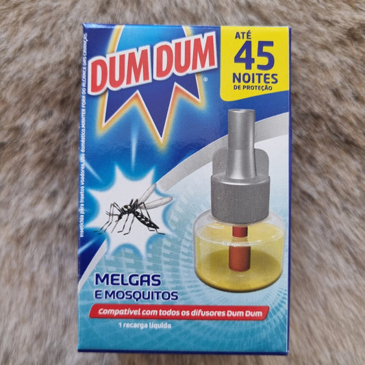 Dum Dum Insecticida Voadores Recarga Difusor Eletrico 45 Noites