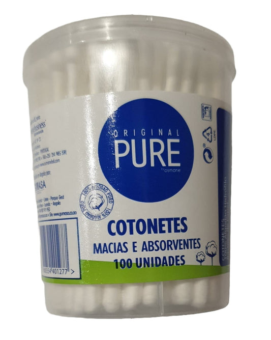 Pure by Osmane Cotonetes Bastão de Papel (100 unidades)