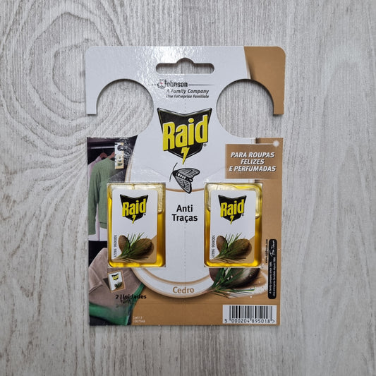 Raid Anti-Traça Roupeiro Cedro