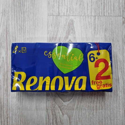 Renova Lenços de Papel Essential (Pack 6+2)