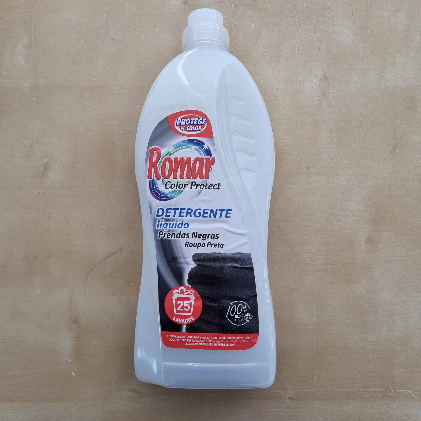 Romar detergente liquido roupa preta 25 doses