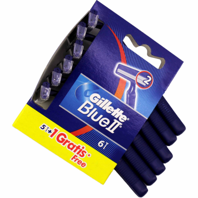 Gillette Maq Barbear Blue Ii 5+1