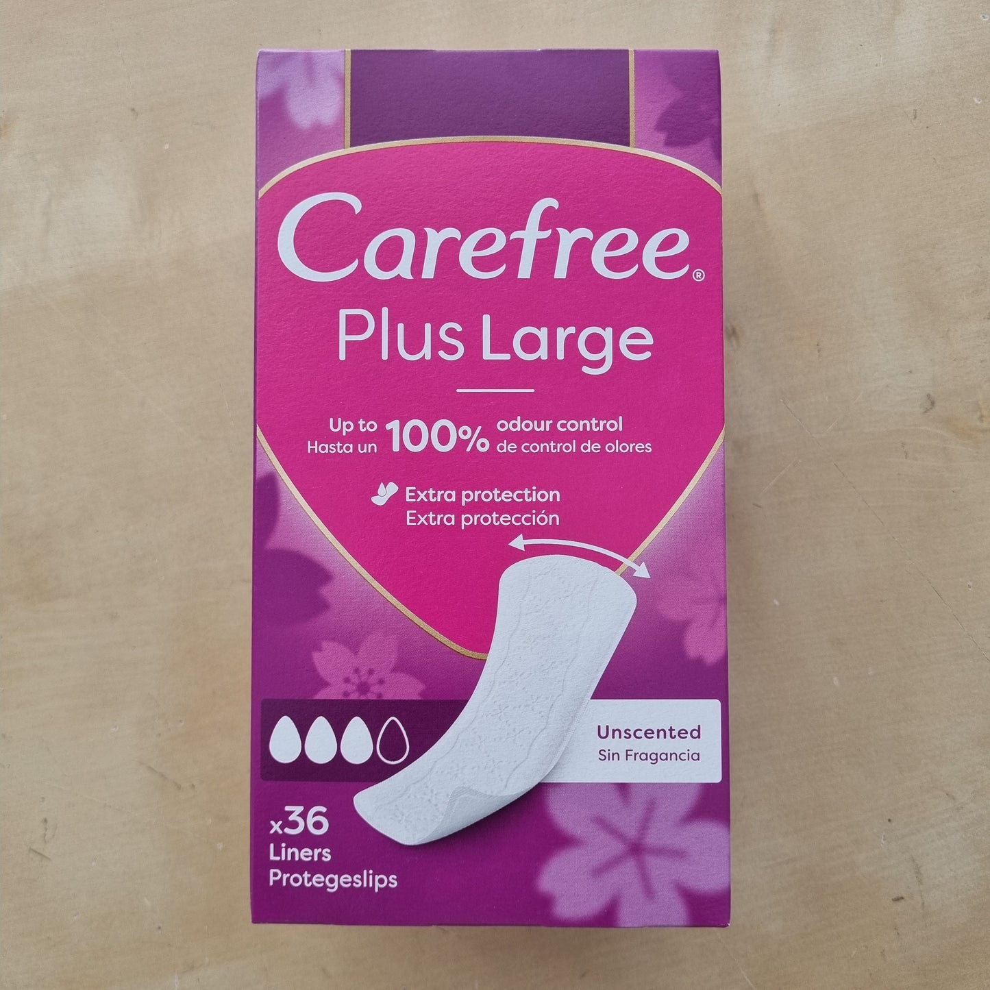Carefree Pensi Diário Plus Large Fragância Suave (36 unidades)
