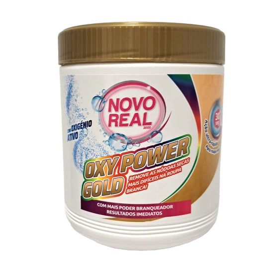 Novo Real Tira Nódoas Oxi Power Gold Pó Roupa Branca 950GR