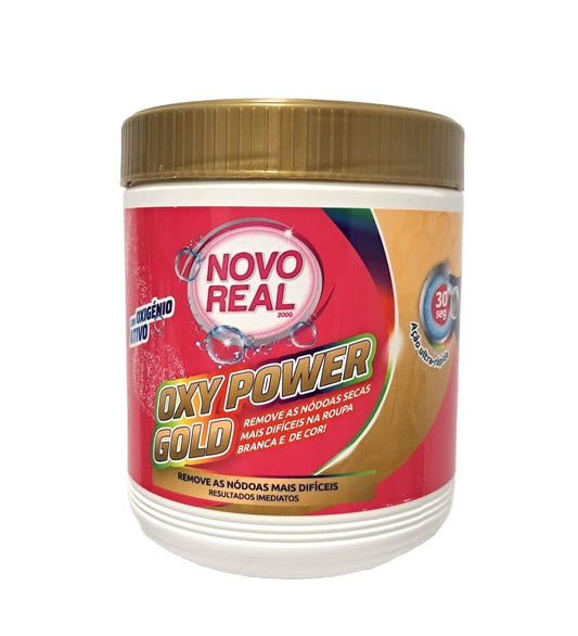 Novo Real Tira Nódoas Oxi Power Gold Pó Roupa Cor 950GR