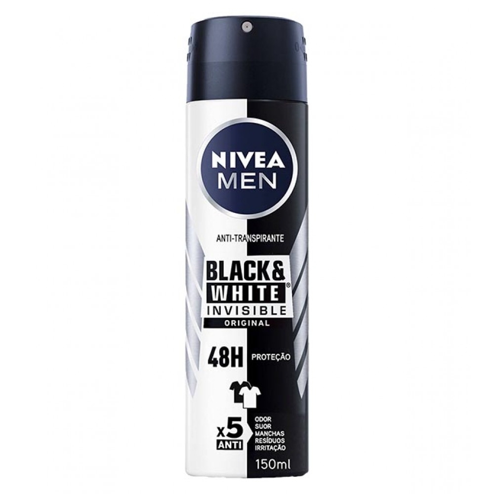 Nivea Desodorizante Men Spray Black & White Original