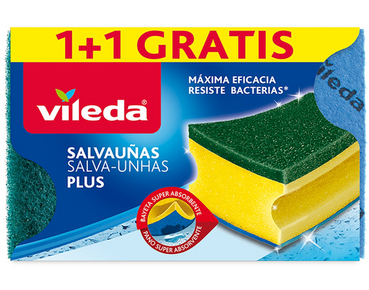Vileda Salvaunhas Antibacterias 1+1
