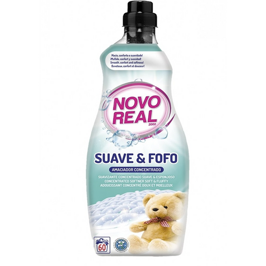 Novo Real Amaciador Concentrado Suave e Fofo
