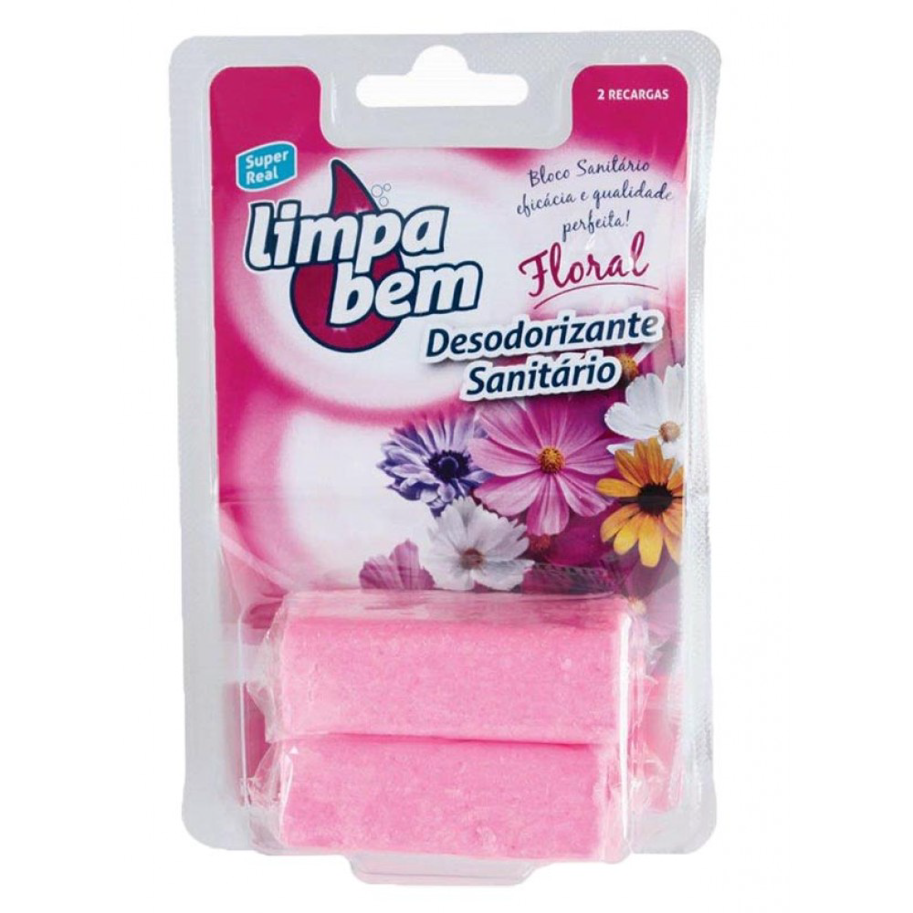Limpa Bem Bloco Wc Floral Recargas