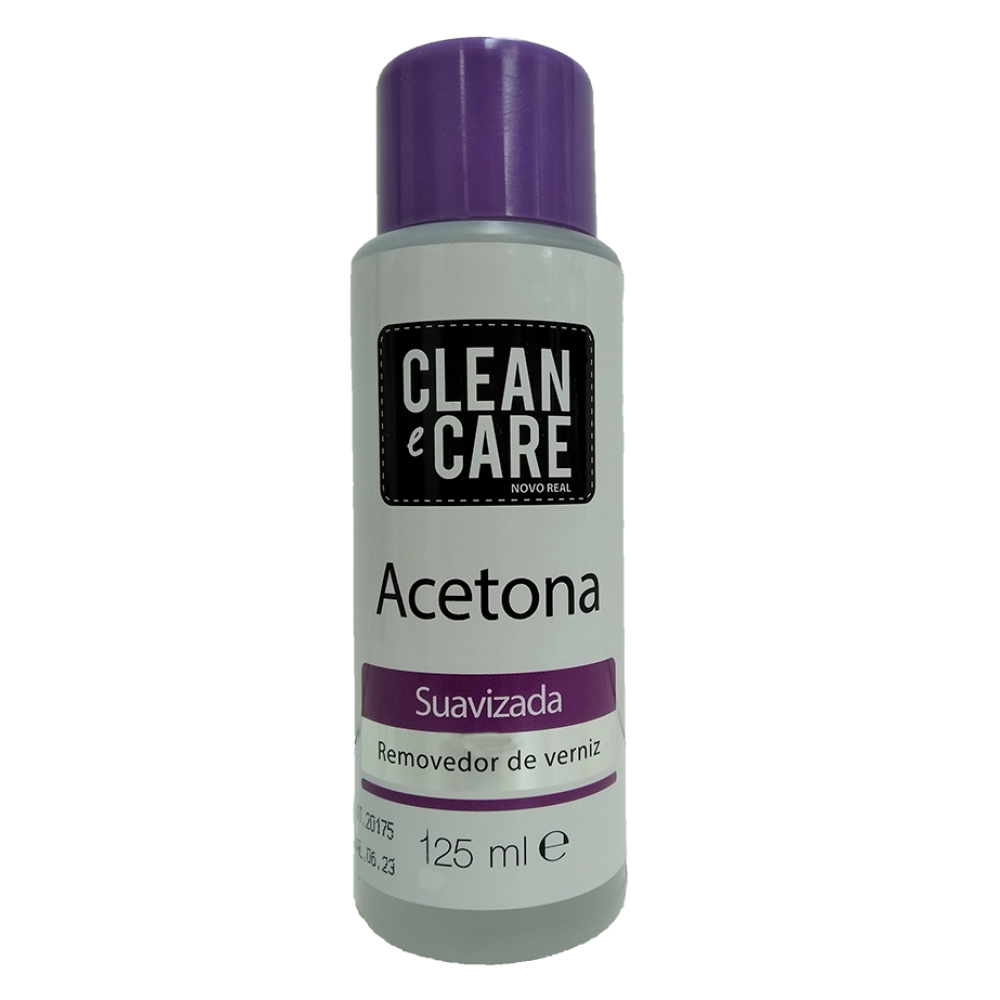 Clean e Care acetona removedor verniz