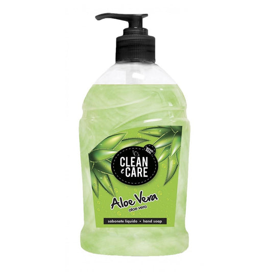 Clean & Care Sabonete Líquido C/ Doseador Aloé Vera 500ml
