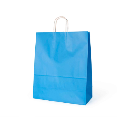 Saco Kraft Azul Claro 32x40cm