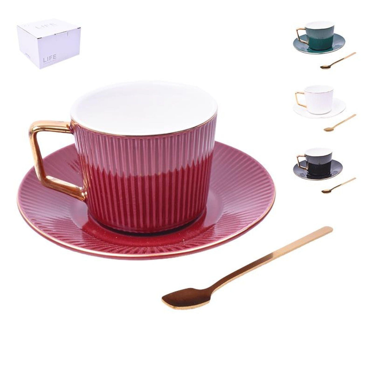 Pack Mesa Posta: chávena com prato