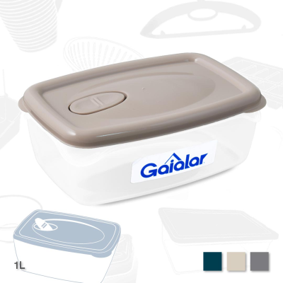 Gaialar Caixa Plástica Rectangular Clicl 1LT REF 08703