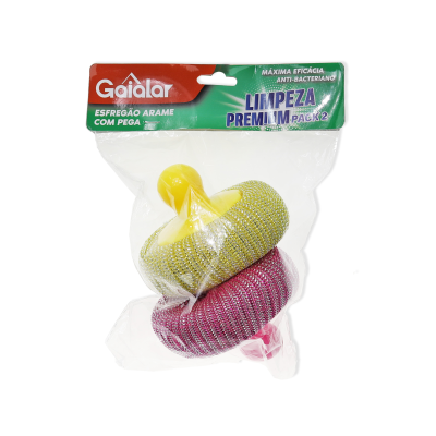 Gaialar Pack 2 Esfregoes Arame C/Pega