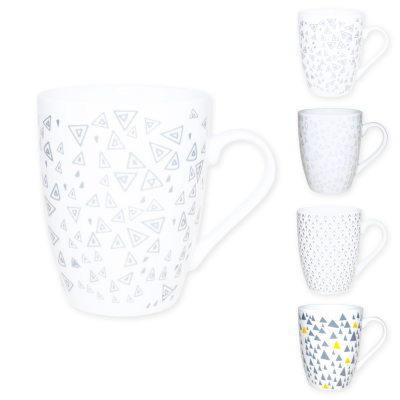 Gaialar Caneca Ceramica Triangulos 350ml cores sortidas