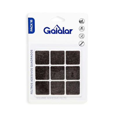 Gaialar Feltros Adesivos Protetores quadrado ref 09964