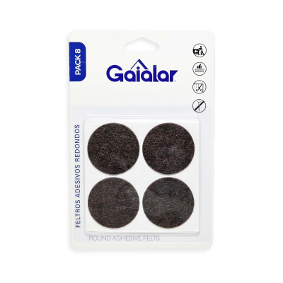 Gaialar Feltros Adesivos Protectores Redondos ref09966