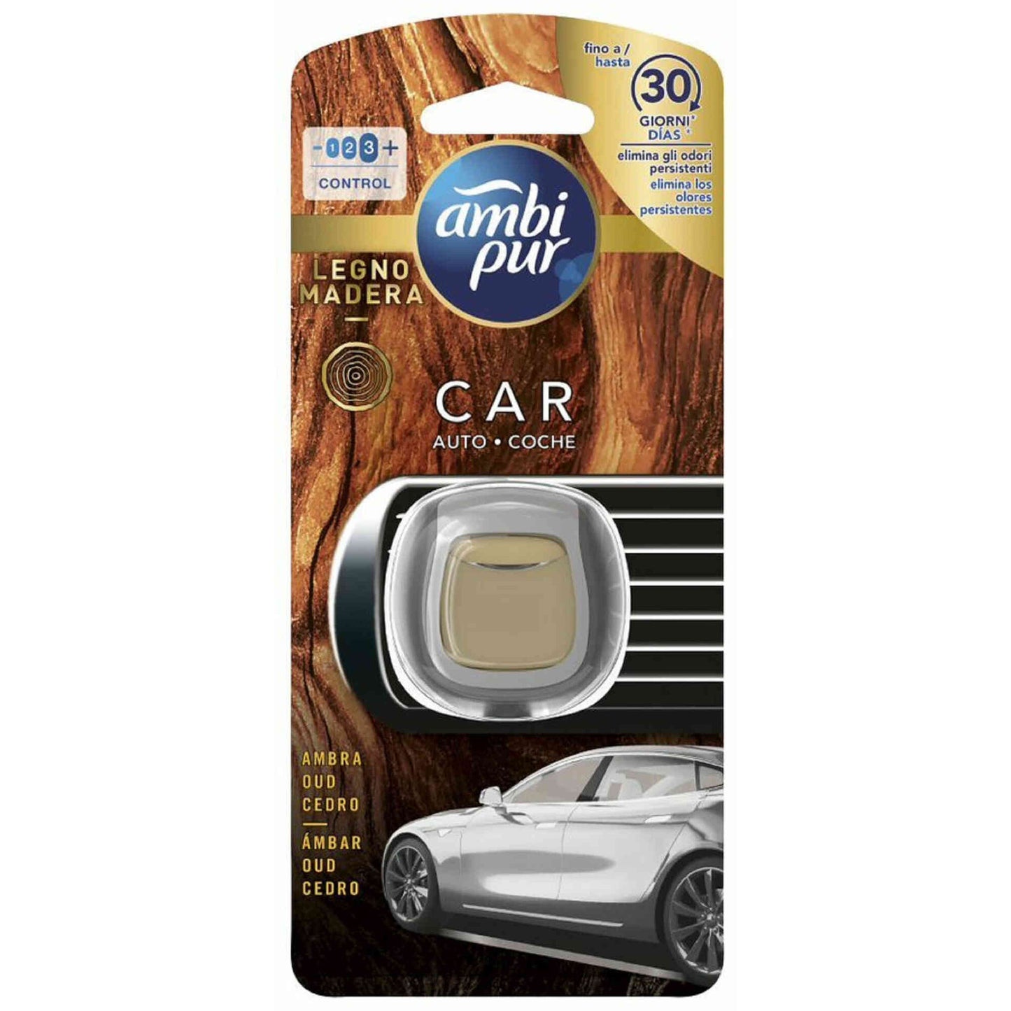 Ambipur Ambientador Carro Líquido Difusor Madeira