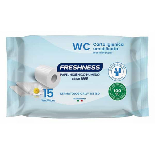 Freshness Toalhitas Húmidas WC (15 Unidades)