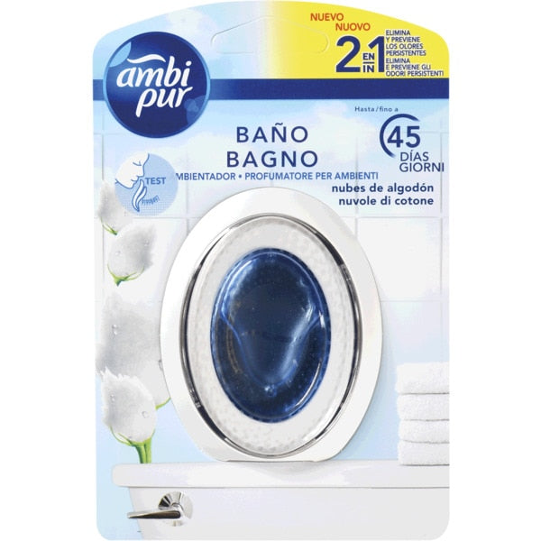 Ambipur Ambientador WC Gel Difusor Algodão Fresco